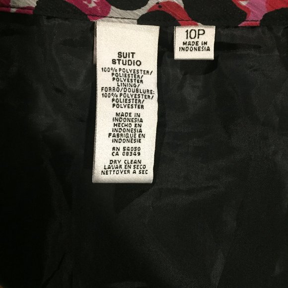 Suit Studio Size 10P Pink  Floral Skirt - Picture 12 of 13
